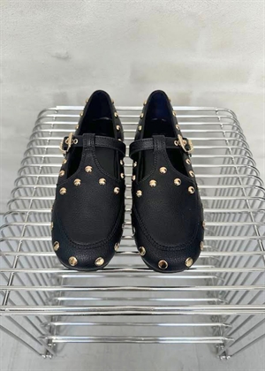 Mary jenny studs small chain shoe Sort D1020060 Ganni 